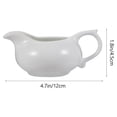 thumbnail image 3 of 2Pcs Sauce Container Sauce Boat Coffee Ceramic Sauce Cup Ceramic Gravy Boat Gravy Container, 3 of 8