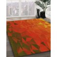 thumbnail image 3 of Ahgly Company Tapis Rectangulaire Lavable en Machine Intérieur Transitionnel Orange Rouge Orange, 6 Pieds x 9 Pieds, 3 of 7