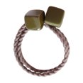 thumbnail image 1 of Corde à Cheveux Mode Mignonne Carrée Décor Bandeau Attache Queue de Cheval Accessoires pour Femmes, 1 of 10
