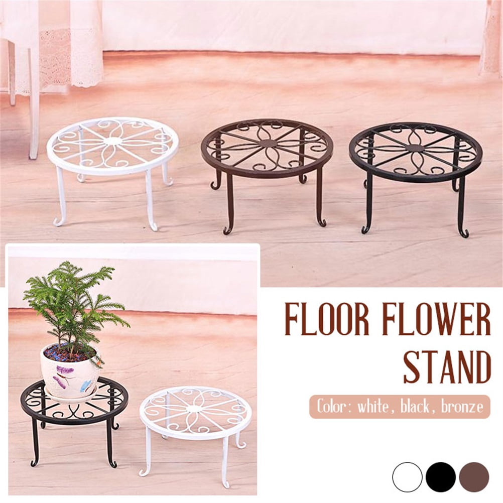 Flower Pot Art Pot Holder Metal Plants Stand Flower Pot Holder [跃星辉]铁艺阳台落地花盆架子