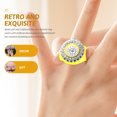 thumbnail image 4 of Shisuyan Bling Decor Ring Watch For Boys Stylish Finger Accessory With Micro Jewelry For Everyday Wear Teens, 4 of 9