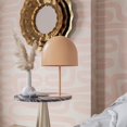 thumbnail image 2 of TOV Furniture Bree 20" H Moderne Lampe de Table en Fer Rose Blush, 2 of 6