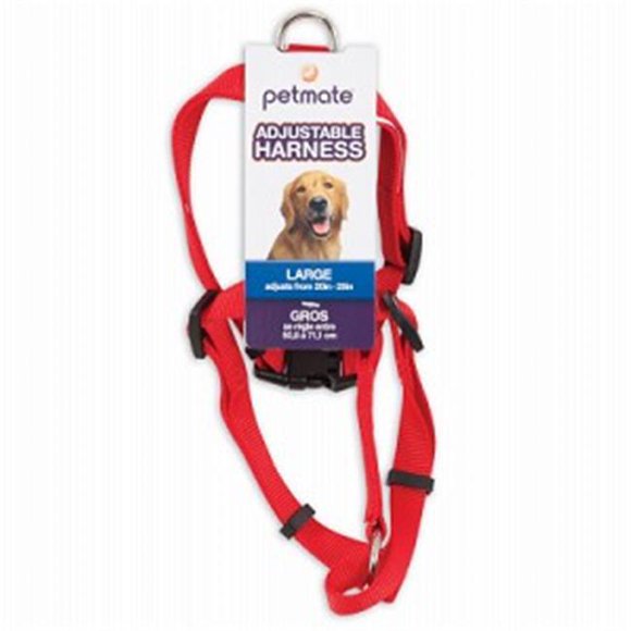 Petmate 223363 0.62 x 14-20 in. Harness, Red