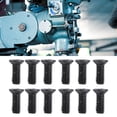 thumbnail image 4 of Vis de Comptoir, Installation Sécurisée Durable 50 Pcs Vis A2-70 Noires Galvanisées pour Machines de Haute Précision, 4 of 8