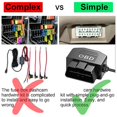 thumbnail image 3 of Dash Cam OBD Hardwire Kit,Dash Camera USB Type C Hardwire Kit with OBD Power Cable for Dashcam 12-2, 3 of 5