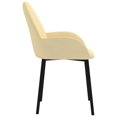thumbnail image 3 of vidaXL Dining Chairs 2 pcs Cream Velvet, 3 of 5
