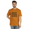 thumbnail image 1 of Inkmeso T-Shirt à Col Rond pour Hommes avec Imprimé Graphique Best Papa Ever.€ T-Shirt pour la Fête des Pères, 1 of 7