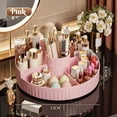 thumbnail image 1 of Pisexur Cosmetic Storage Box Desktop Rotating Shelf Makeup Brush Multi-functional Compartmentalized Organizer Turntable, 1 of 4