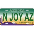 thumbnail image 1 of Arizona N JOY AZ Photo License Plate  Free Personalization on this Plate, 1 of 1