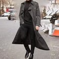 thumbnail image 1 of TIMIFIS Mens Overcoat Winter Full Length Trench Coat Warm Long Jacket Formal Outerwear-Dark GrayFall, 1 of 1