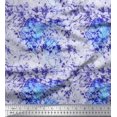 thumbnail image 1 of Soimoi Poly Georgette Fabric Leaves & Texture Print Fabric by the Yard 52 Inch Wide, 1 of 2