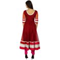 thumbnail image 2 of Atasi Womens Anarkali Salwaar Suit Set with Dupatta Readymade Party Custom Dress, 2 of 7