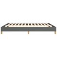 thumbnail image 4 of vidaXL Bed Frame Dark Grey 183x213 cm California King Fabric, 4 of 6
