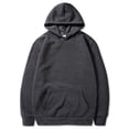 thumbnail image 1 of Work Hoodies for Men Athletic Casual Scrub Top Loose Fit Solid Color Pullover Blouse, 1 of 5