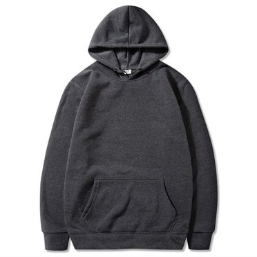 Yuyuzo Chandails à Capuchon Unisexes pour Hommes Femmes Chandail Molletonné Doublé à Manches Longues à Épaules Tombantes Chandail à Enfiler Haut avec Poche