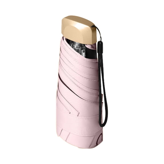 Mini Portable de Voyage Soleil Pluie Plage Coupe-Vent Petit Compact Léger Pliable pour Enfants et Adultes Extérieur