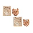 thumbnail image 1 of Oleegame 2PC Cookie Mold DIY Baking Moulds Wooden Cookie Cookie Moulds Embossing Craft Decorative Baking Tools For Christmas Thanksgiving Christmas Kitchen, 1 of 4