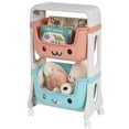 thumbnail image 3 of neatfreak! kids 2-Tier Rolling Storage Cart, plastic, 3 of 10