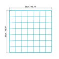 thumbnail image 2 of Unique Bargains 14x14" Wire Grid Panel, 1 Pack Metal Mesh Wall Decor Decorative Panels Board Photo Display Hanging, Blue, 2 of 5