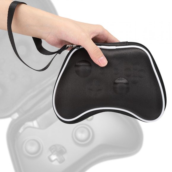 Sac pour Manette Sac pour Console de Jeu Sac pour Manette Eva Noir Eva Sac de Rangement Portable Pochette Rigide Étui pour Manette