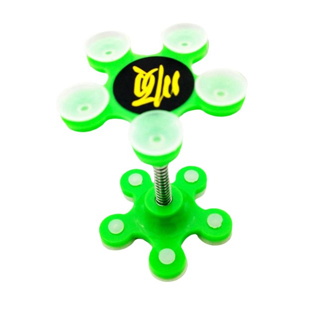 funtasica Desk Phone Holder Phone Stand Suction Cup Phone Rack Cellphone Stand for Kitchen Green