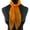 Orange, variant on YAOBAMM Lady Gauze Kerchief 2 Pcs Women Kerchief Smooth Satin See through Solid Color Mesh Adjustable Lightweight Soft Square Dance Accessories