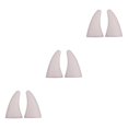 thumbnail image 1 of Baohd 2pieces Sticker Stand Out Crowd With Stylish Devil Horn Car Roof Decoration white 3Set, 1 of 6