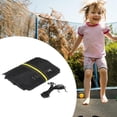 thumbnail image 2 of Trampoline Netting Replacement 10ft Enclosure Trampoline Safety Net with Adjustable Straps and 2 Zippers Weather-Resistant Trampoline Net for 8 Straight Poles Round Frame Trampolines Net Only, 2 of 8