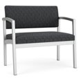 thumbnail image 1 of Chaise Bariatrique d'Attente pour Réception en Acier Lenox / Acier Argenté / Gris Foncé, 1 of 5