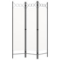 thumbnail image 1 of vidaXL 3-Panel Room Divider White 120x180 cm, 1 of 4