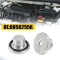 thumbnail image 3 of Protect Your Engine with Silver Tone Oil Drain Plug for Opel Corsa D 1 2, 3 of 3