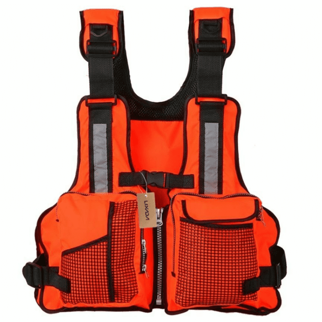 Diconna Gilet de Flottaison pour Adulte Ajustable à Multiples Poches