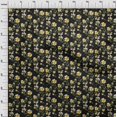 thumbnail image 4 of oneOone Cotton Flex Black Fabric Florals Craft Projects Decor Fabric Printed By The Yard 40 Inch Wide, 4 of 4