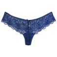 thumbnail image 1 of Birdeem Culotte String Taille Basse en Dentelle Transparente avec Nœud pour Femmes, 1 of 1