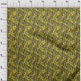 thumbnail image 3 of oneOone Velvet Yellow Fabric Abstracts Fabric For Sewing Printed Craft Fabric By The Yard 58 Inch Wide, 3 of 5