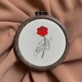 thumbnail image 4 of HLONK 4 Sheets 16Pcs Wedding Dress Water Soluble Hand Sewing Stabilizers for Fabric 11.6x8.2 Inch Embroidery Stitch Practice Embroidery Patterns Transfers for Embroidery Beginners Lovers, 4 of 7