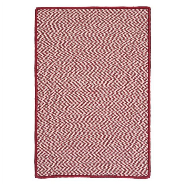 Colonial Mills TT79R035X054S 35 x 54 in. Houndstooth Doormats, Sangria