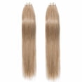 thumbnail image 2 of Tape in Human Hair Extensions Highlight Balayage Straight Hair, 2 of 6