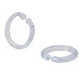 thumbnail image 3 of Mainstays Plastic Shower Curtain Rings, Clear, Set of 12, 3 of 5