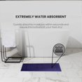 thumbnail image 3 of Canadian Linen Yukon Bath Mats, 2 Pack, 20"x34" Quick Dry Soft Absorbent Cotton Lightweight Shower Tub Mat Set for Bathroom Picture Frame Design, Plum, 3 of 9