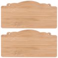 thumbnail image 1 of 2Pcs Unfinished Wood Signs Blank Hanging Plaque DIY Craft Project Wood Sign, 1 of 6