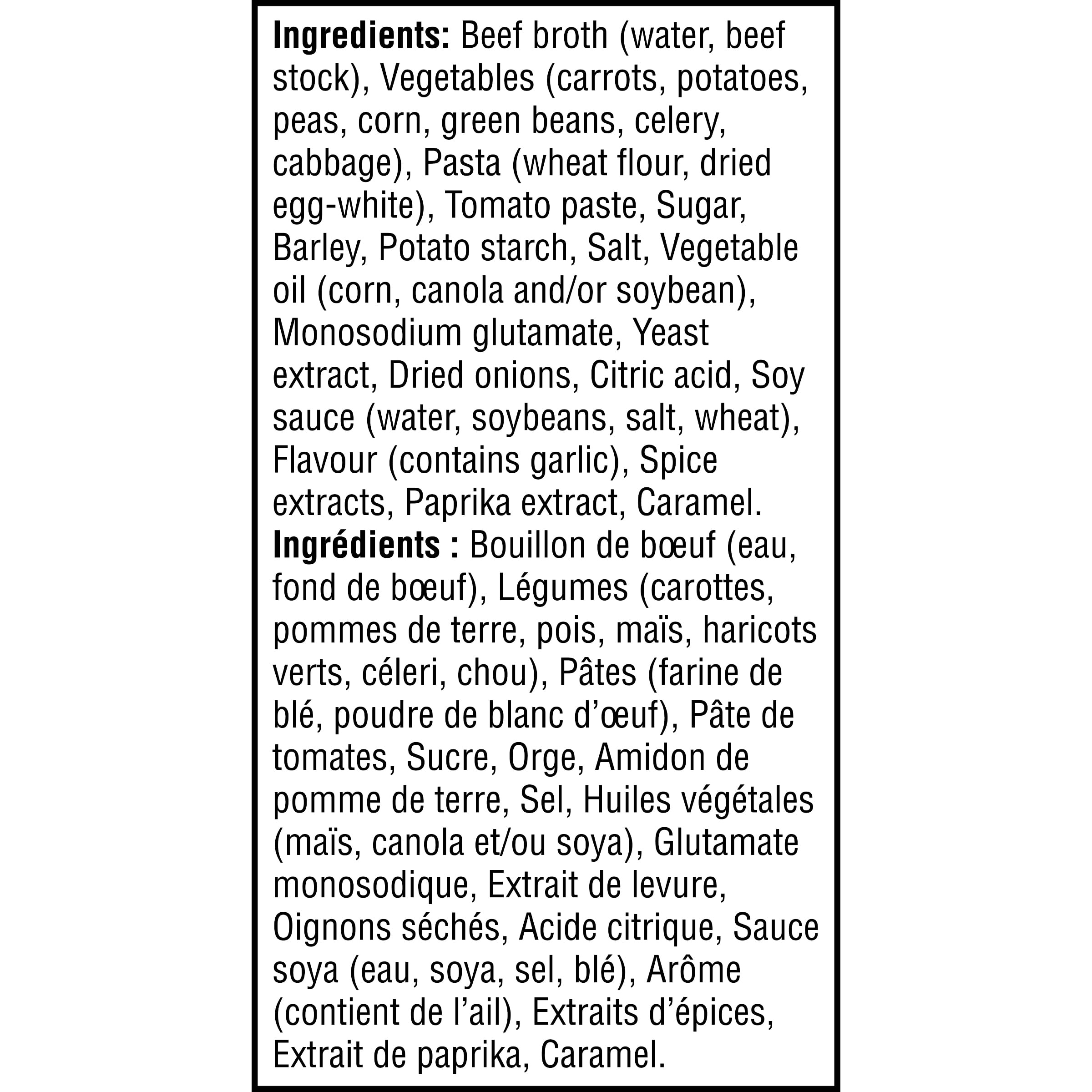 Campbell's® Condensed Vegetable Soup, Shelf Stable