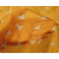 thumbnail image 3 of oneOone Silk Tabby Fabric Bird Ikat Printed Craft Fabric BTY 42 Inch Wide, 3 of 3