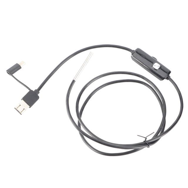 Caméra d'Inspection Numérique pour Endoscope HD avec Objectif 3,9 mm, Étanche IP67, Endoscope Industriel pour PC Ordinateur, 6 Lumières LED, Résolution 1280 X 720, Caméra d'Endoscope USB