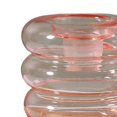 thumbnail image 2 of simhoa Doughnut Candlestick Pillar Glass Candle Holder for Housewarming Home Party Pink, 2 of 8