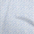 thumbnail image 1 of oneOone Viscose Chiffon Medium Blue Fabric Florals Craft Projects Decor Fabric Printed By The Yard 42 Inch Wide, 1 of 4