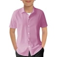 thumbnail image 1 of Kids Summer Casual Beach Shirt - Button Down, Gradient Design, Unisex, Perfect for 5-14 Years Old, 1 of 5