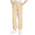 thumbnail image 2 of Cowsor Girls Graphic Print Sweatpants Athletic Drawstring Joggers Cute Track Pants with Pockets for Kids, 2 of 6