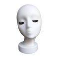 thumbnail image 1 of Bunblic Hat Display Rack Female Head Mannequin Display Model Manikin for Headwear Jewelry Glasses Hats Making Styling A, 1 of 8