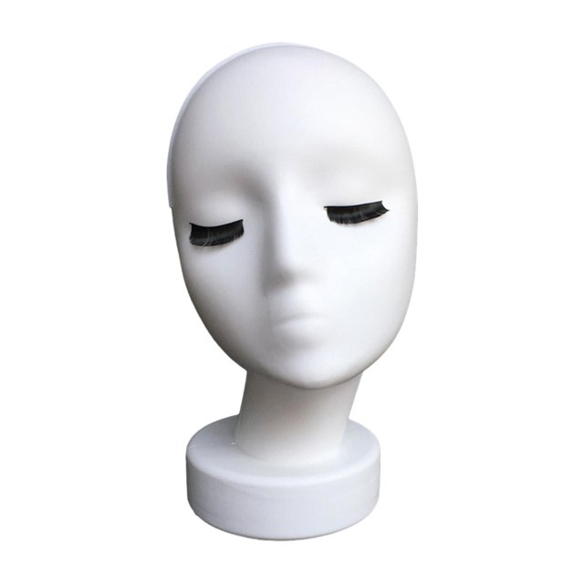 Bunblic Hat Display Rack Female Head Mannequin Display Model Manikin for Headwear Jewelry Glasses Hats Making Styling A